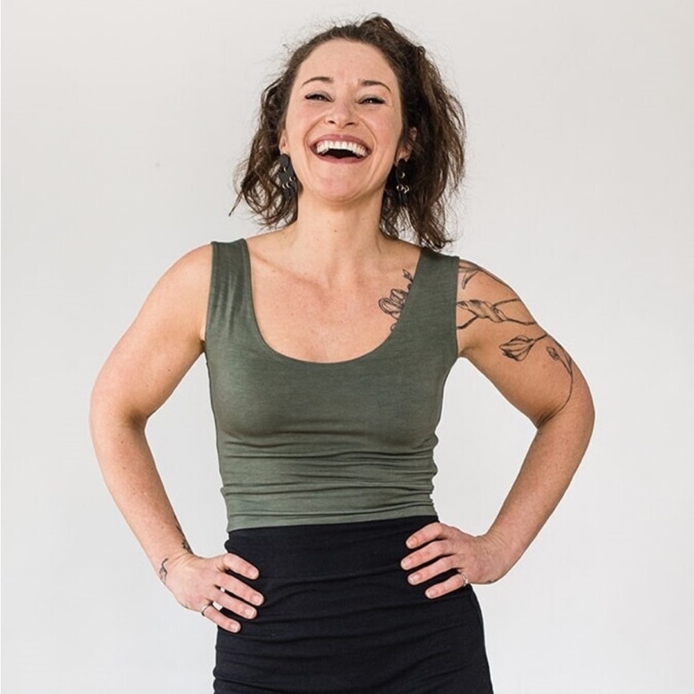Lilikoi organic bamboo fitted tank